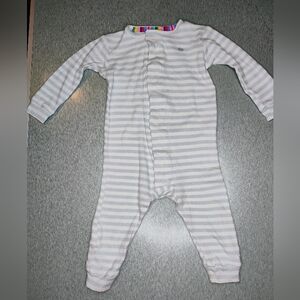 Magnetic Me blue/white stripe Onesie